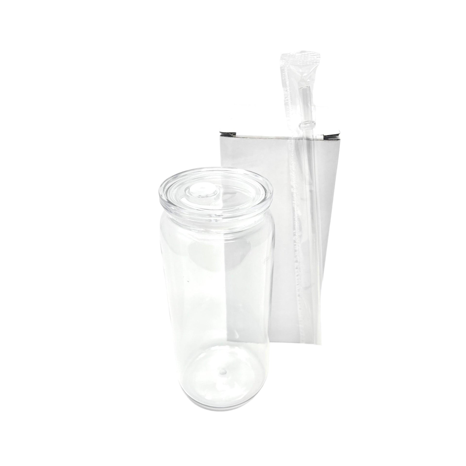 Labrie Cans 16oz Clear Plastic Libbey Cans– Blanks & More Wholesale