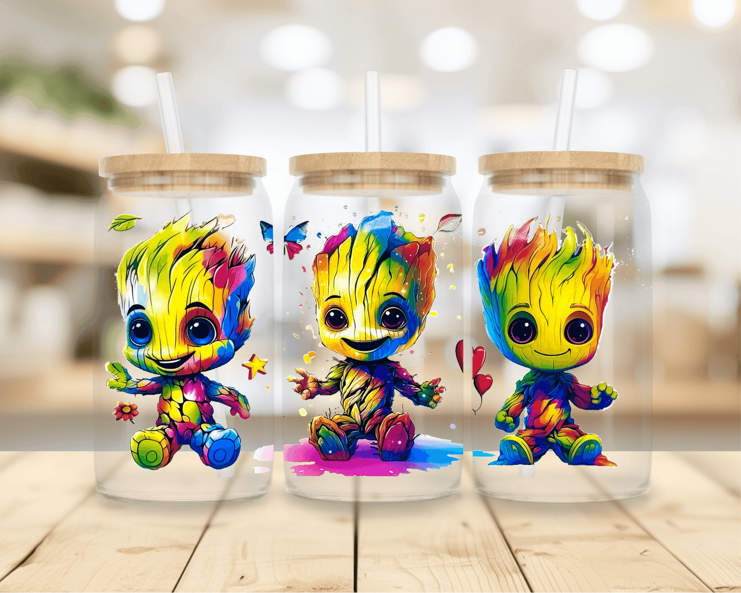 Colourful Groot UV DTF Wrap - Blanks & More Wholesale