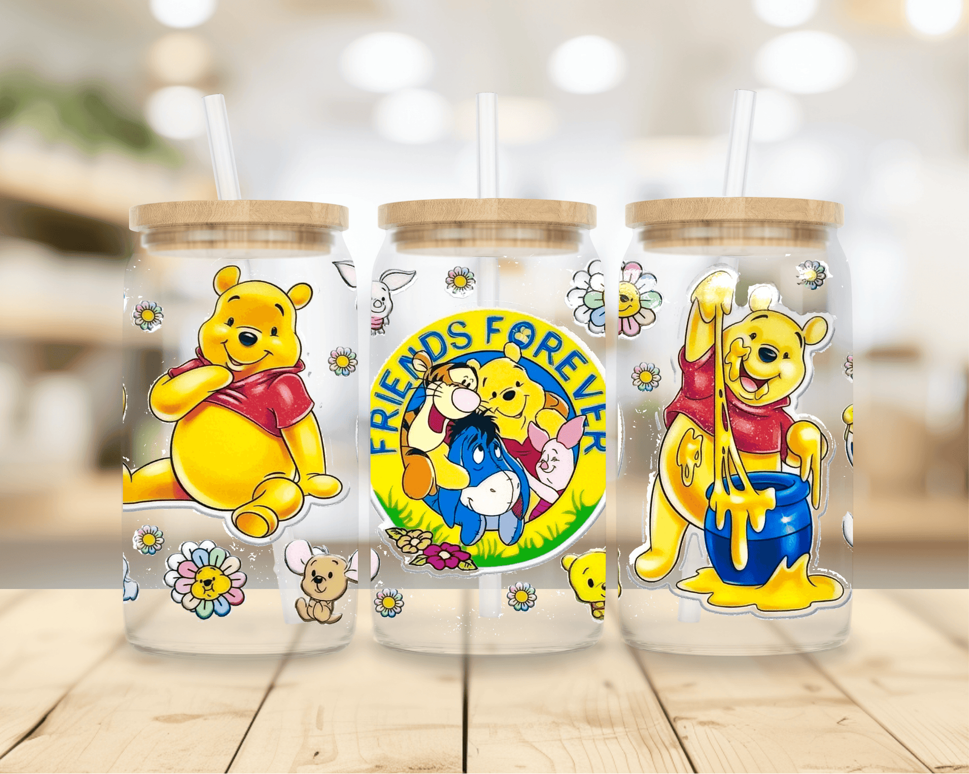 Winnie The Pooh UV DTF Wrap - Blanks & More Wholesale